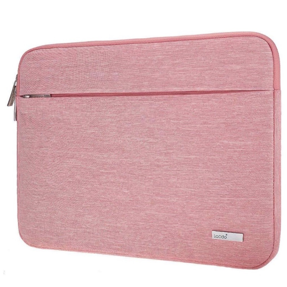 Pink 14-15.4 inch water resistant laptop sleeve